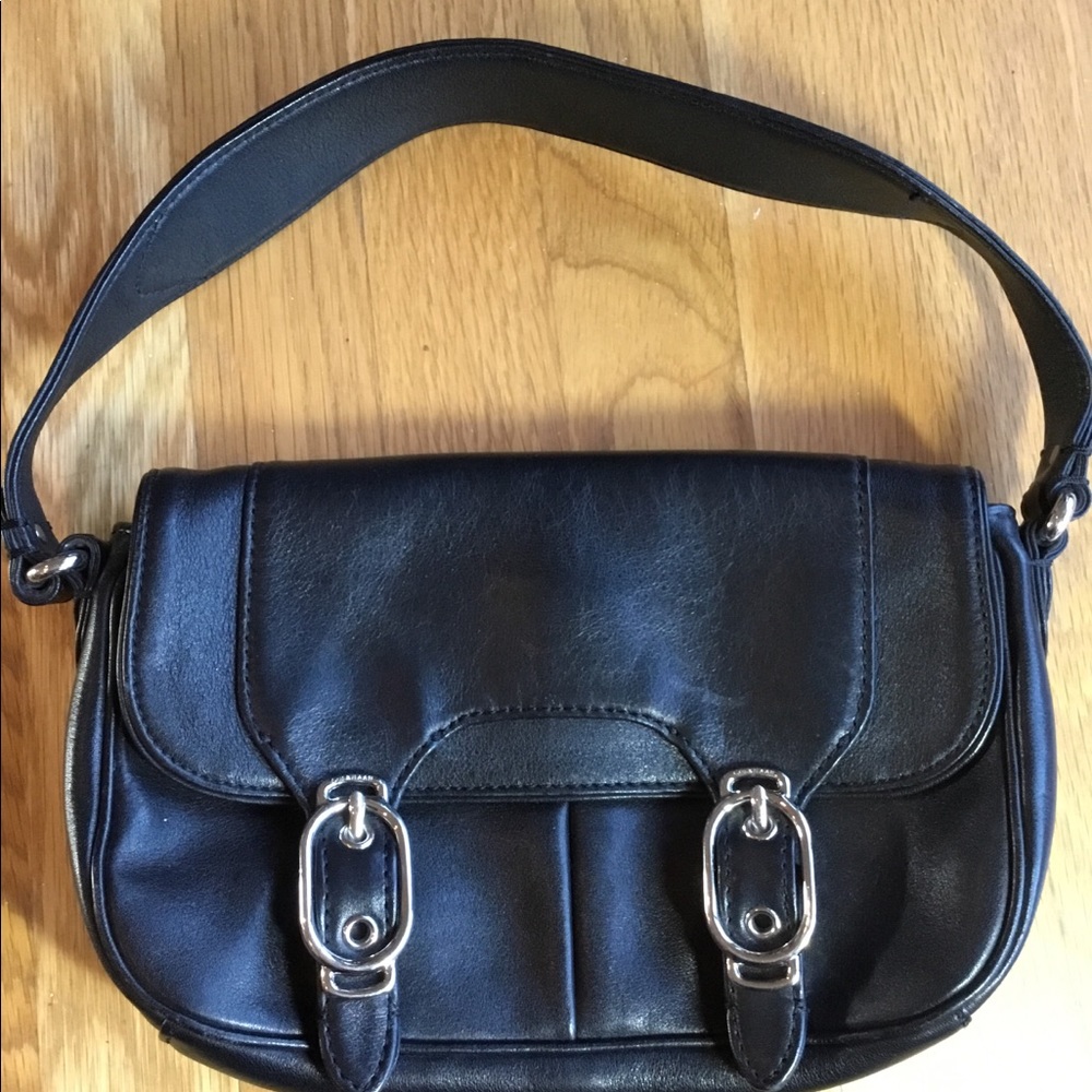 Cole Haan black leather purse.